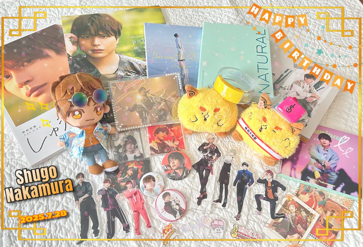 Subaru_san_'s tweet image. #仲村宗悟誕生祭2025
#いちゃりばしゅうご
宗悟さんお誕生日おめでとうございます🎉
太陽のような人柄や歌声にいつも元気をもらってます！
これからも応援しております！素敵な一年になりますように✨️