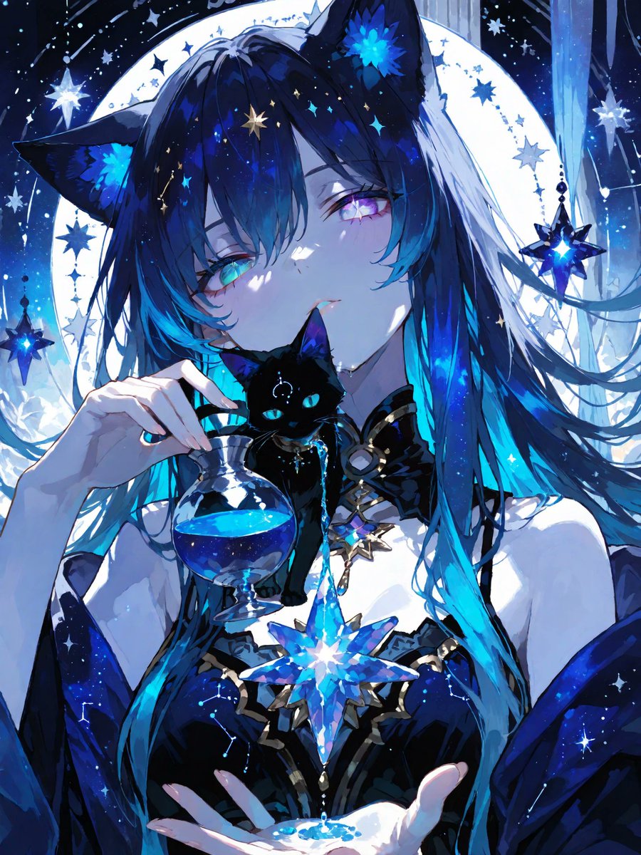 Aiilast's tweet image. 🐈‍⬛
#AIart