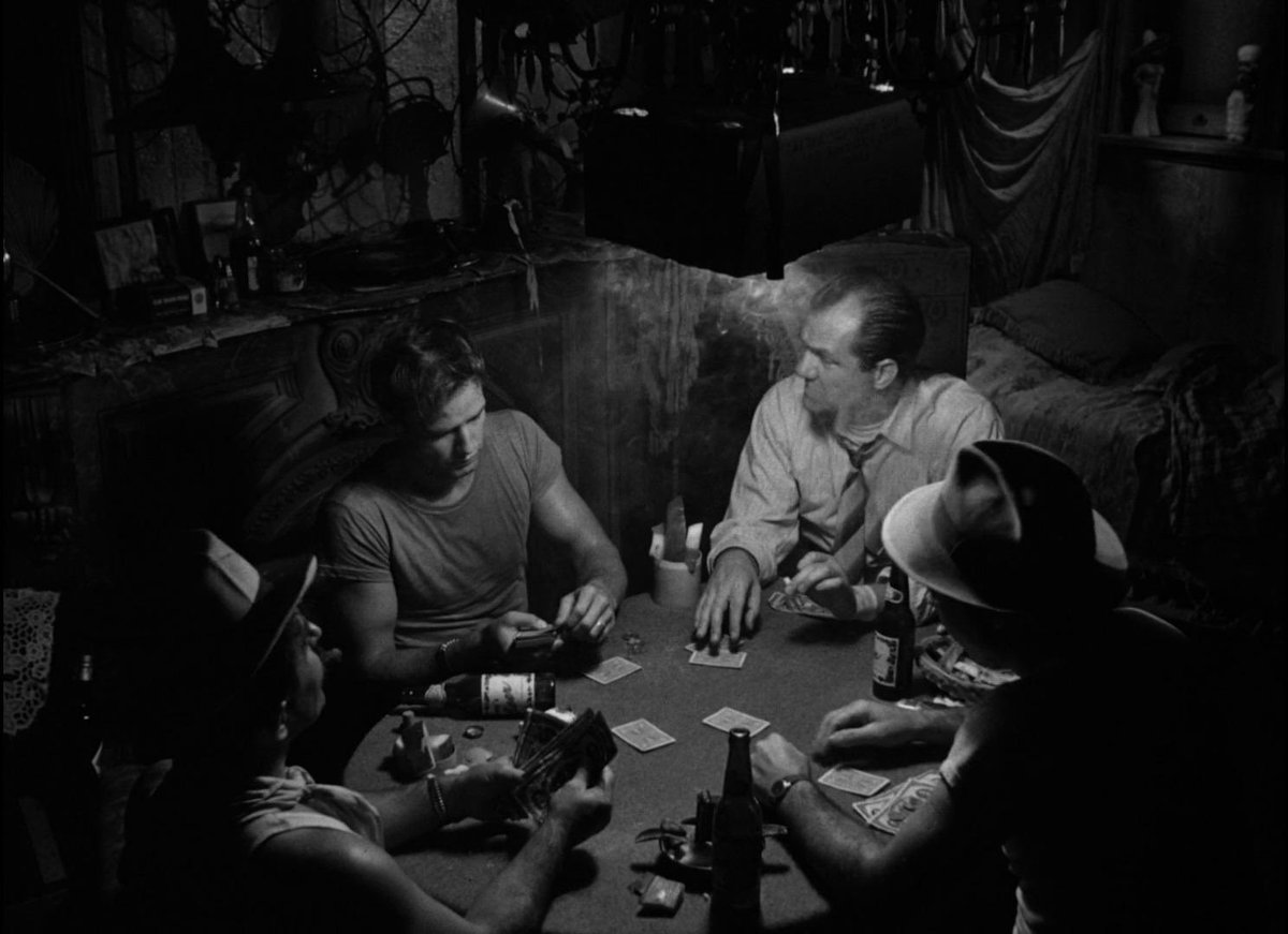 abirabrown25's tweet image. A Streetcar Named Desire (1951) is a beautifully intense film. It's full of slow-burning conflict, haunting truths, and emotional weight. With Blanche’s unraveling, shadow-drenched cinematography, and powerhouse performance by Leigh & Brando, absolutely gripping & unforgettable.