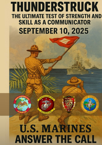 benignantShelly's tweet image. #RedLightning At your favorite Comm Squadron, MWCS-38, we are trying to build something great for the #USMC 06XX #communications occupational field

September, we are hosting #ThunderStruck,' an invitational, service-wide Communications Super Squad Competition aboard MCAS Miramar
