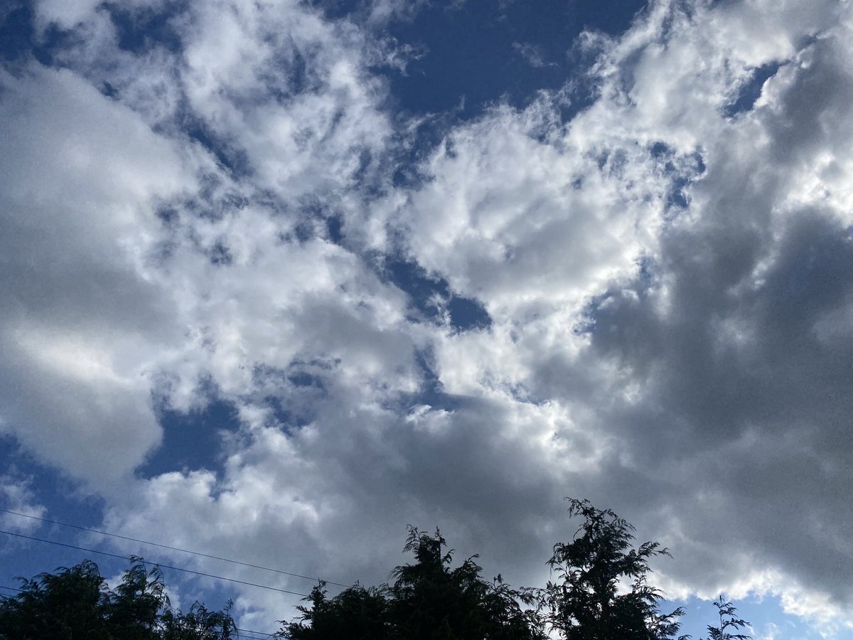 Just out for a walk around Countesswells. It’s glorious one moment, dark as night and pouring with rain the next. If you’re going out this evening, best take a coat!