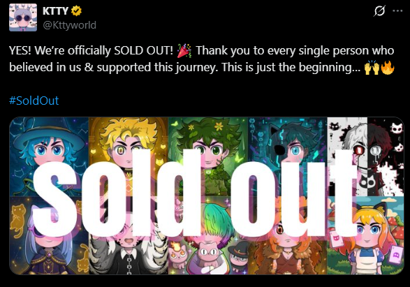 Theeban1437's tweet image. an incredible story on @Ronin_Network
a 6666 collection sold at 20 $RON each.
didn’t launch on the Ronin marketplace.
fully bootstrapped. the mint was slow, but the community never gave up. they showed up, day after day.
@Kttyworld kept building. did it all organically.…