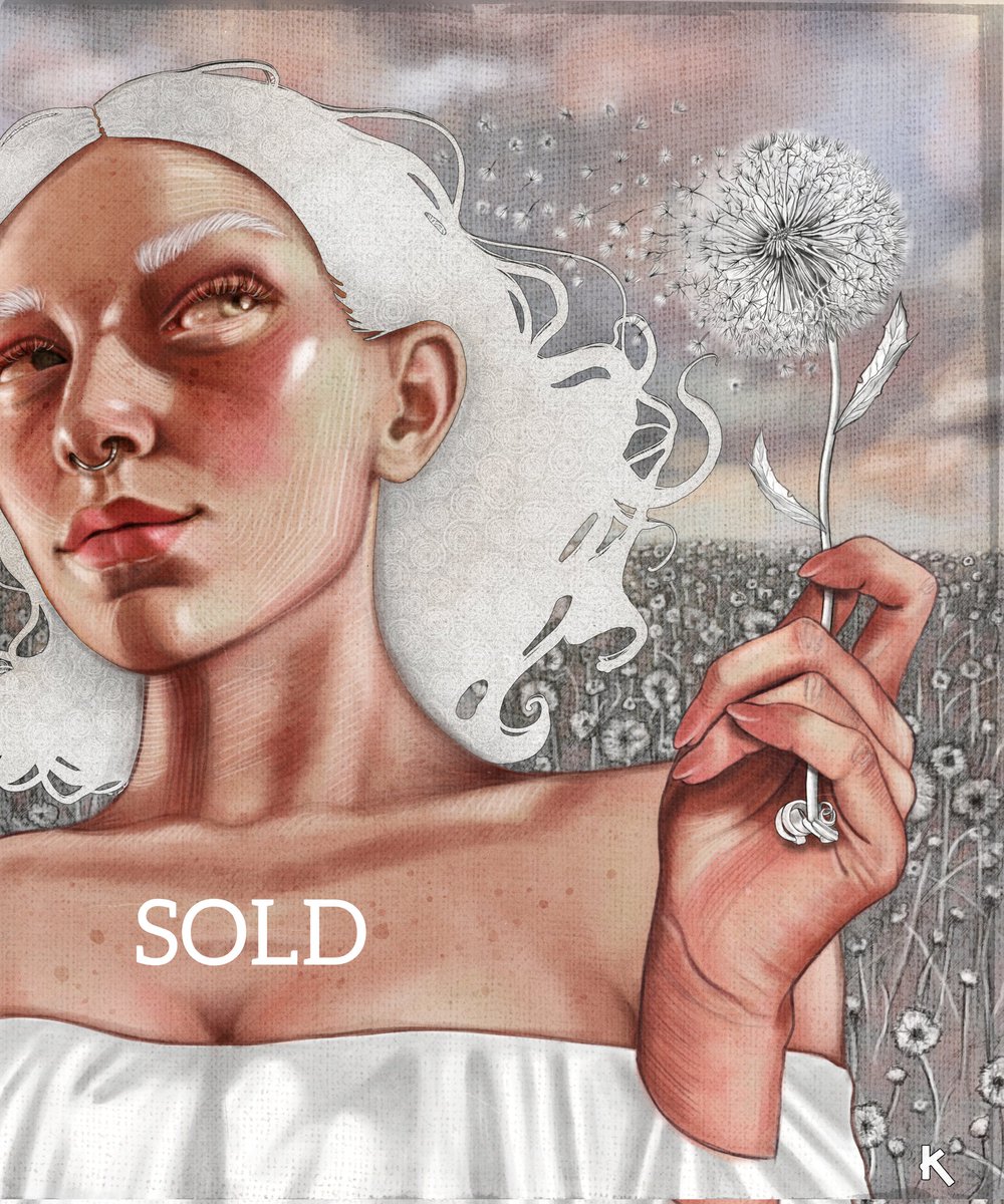 kinatash's tweet image. Dear @chissweetart just collected an edition "Dandelion of Hope"
I'm very grateful and happy you like this piece!
Love!🙏🫂🤍
6 editions left😉