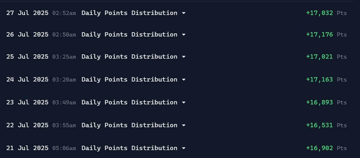 dankerwim's tweet image. one full week out of TP Cooldown and i've earned 118k Virgen points.
the plan remains the same, save as my points as possible and max pledge into @virtuals_io Ringfence genesis (unless HK changes his plan 😀)
all my points continue to come from staking $VADER on @Vader_AI_…