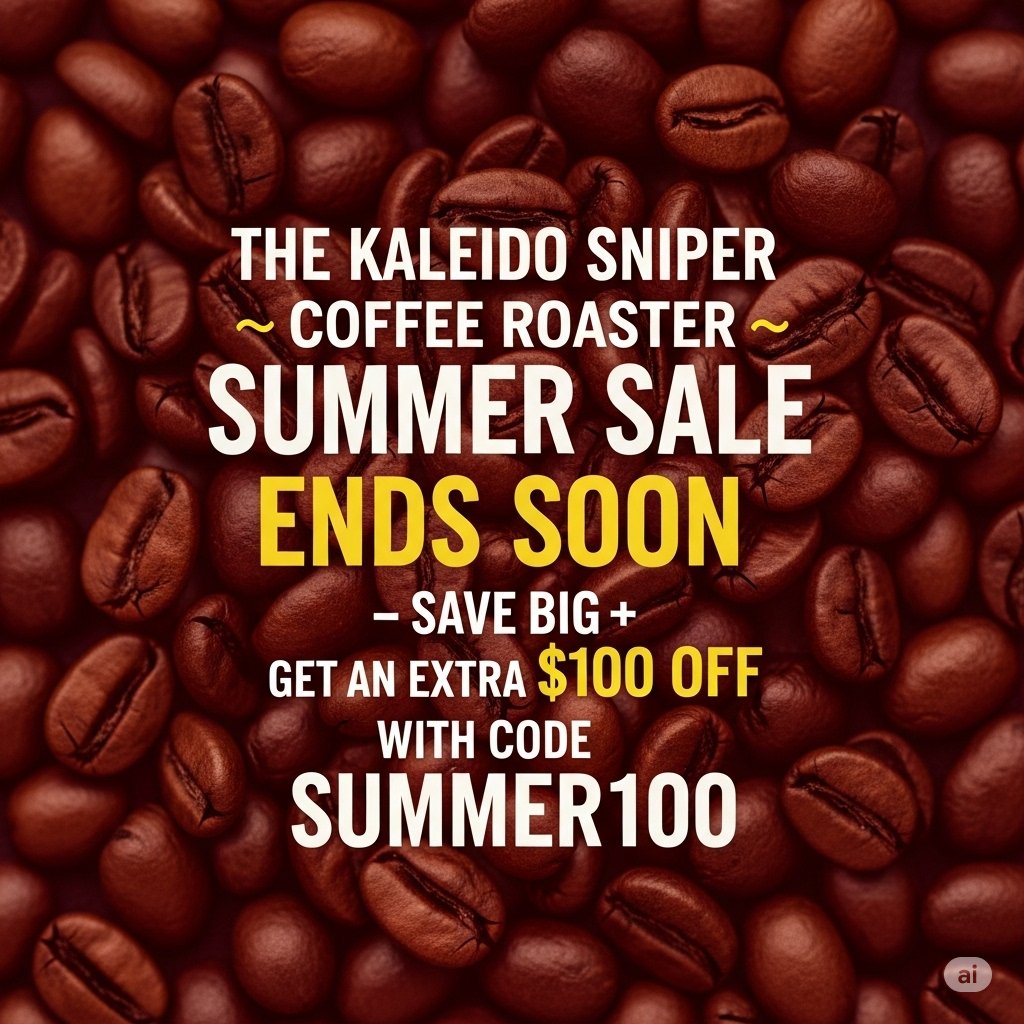kaleidoroasters's tweet image. Precision. Power. Performance. The Kaleido Sniper Coffee Roaster is built for pros and passionate roasters alike.
🚨 Summer Sale Ends Soon – Save big + get an extra $100 OFF with code SUMMER100
🔗 Shop now: kaleidoroasters.ca/product-catego… #kaleidoroasters