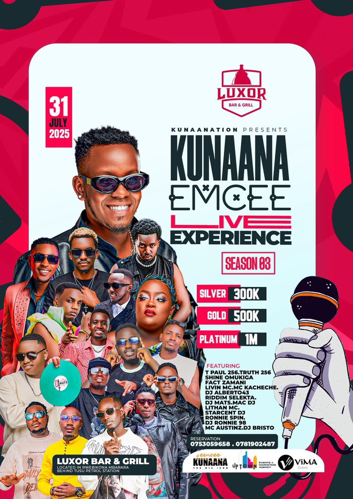 HannzPromotion's tweet image. One day. One experience. Endless memories.
#KunaanaEmceeLiveExperience