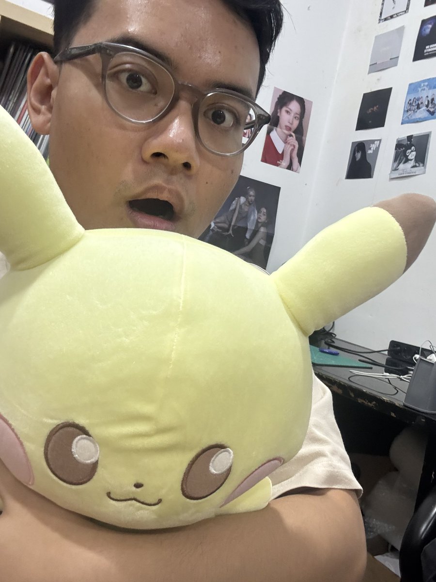 febching's tweet image. dikasi plushies pokemon sama uda ku &amp;lt;3