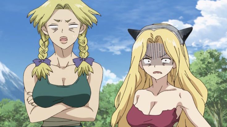 DcstGirls's tweet image. nikki and minami #drstone