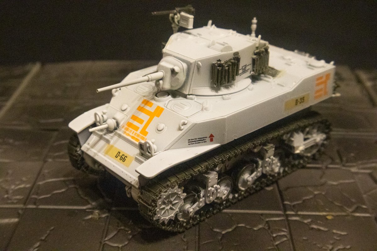 CyanMolds's tweet image. タミヤ1/48 M5A1 スチュアート「弐号」完成！