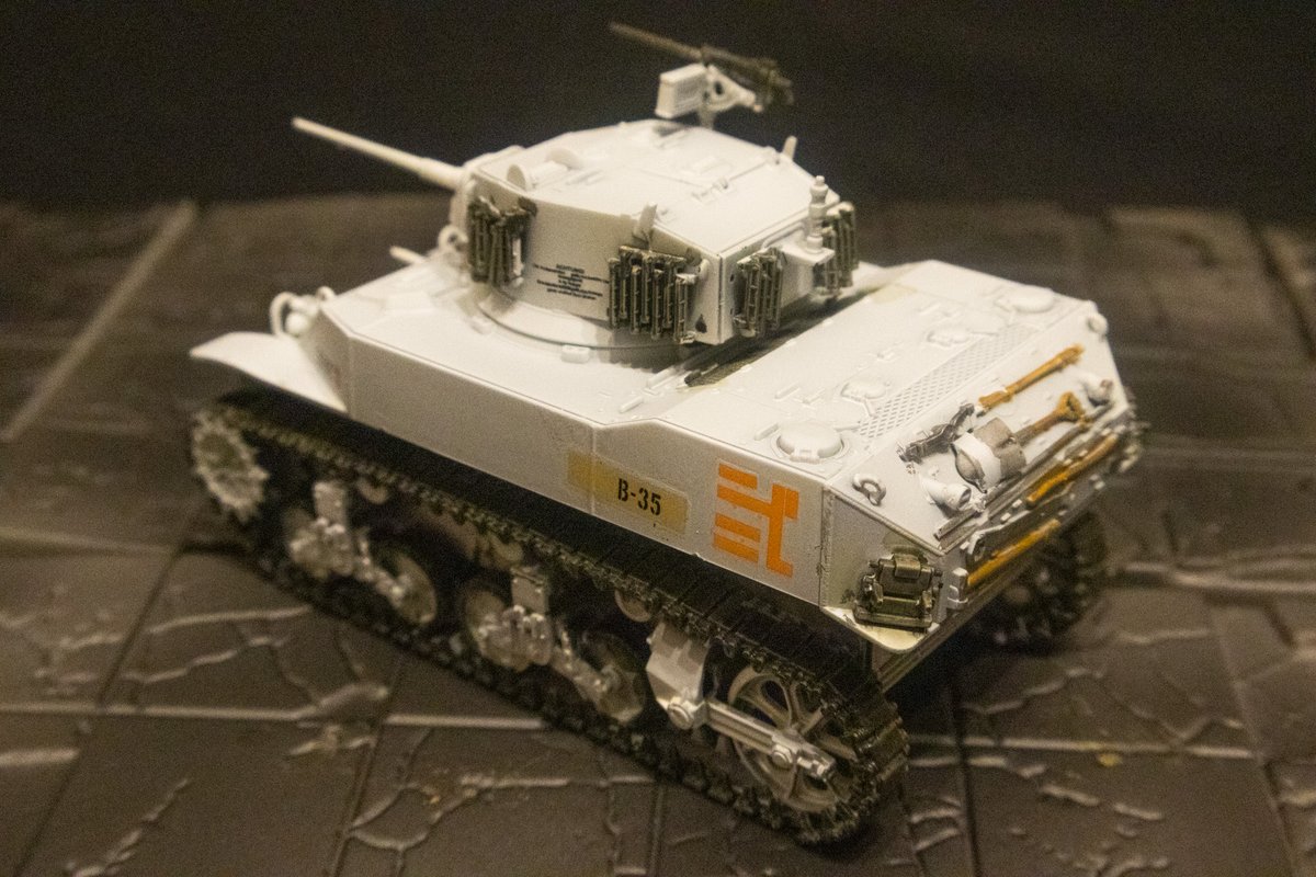 CyanMolds's tweet image. タミヤ1/48 M5A1 スチュアート「弐号」完成！