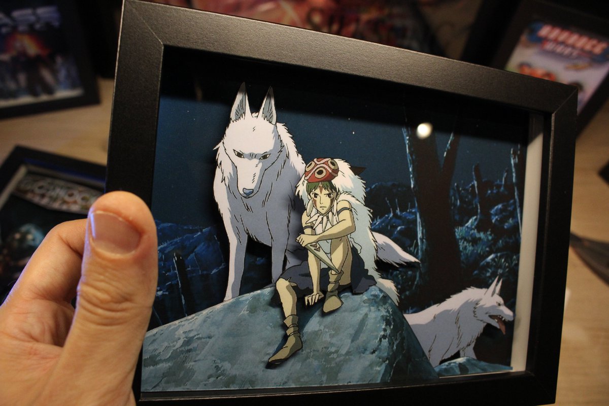 Gaijin_Mo's tweet image. Du #Mononoke en version mini ! Je pense qu'un titre en transparent serait très élégant :)