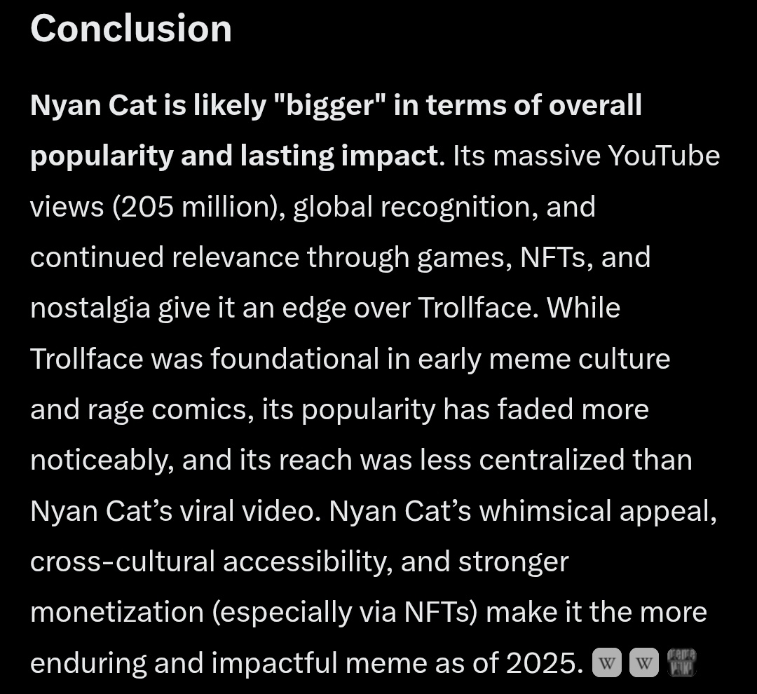 If theres any coin that deserves to go to multi millions on jup. its $nyan cat

Paying dex after it bonds 🙏

B4PUF4nfKBFQtn69MMX6NS7gSqUoSFyTB9W5EtLVjups