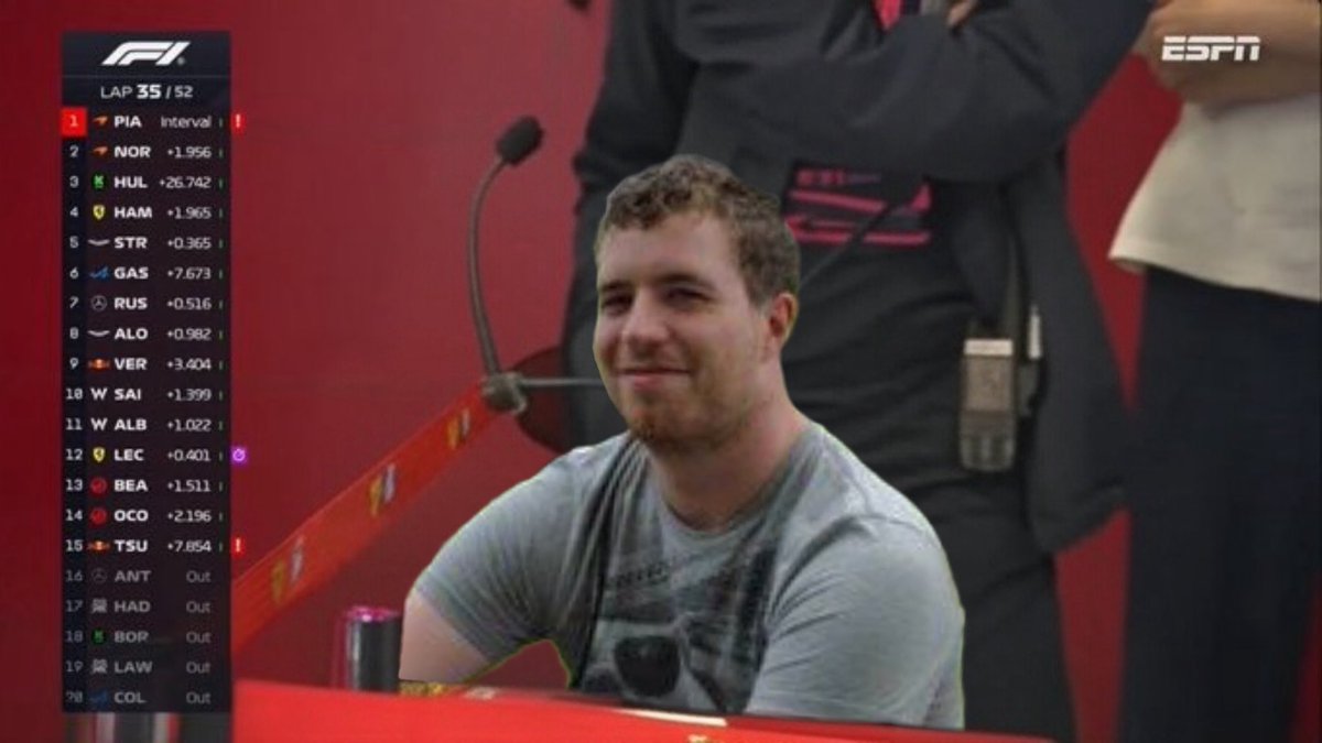 FranAR002's tweet image. “Sí, vamos a poner el coche de Mónaco en Spa, seguro que la FIA va a permitir una carrera en mojado y no va a esperar a que se seque”