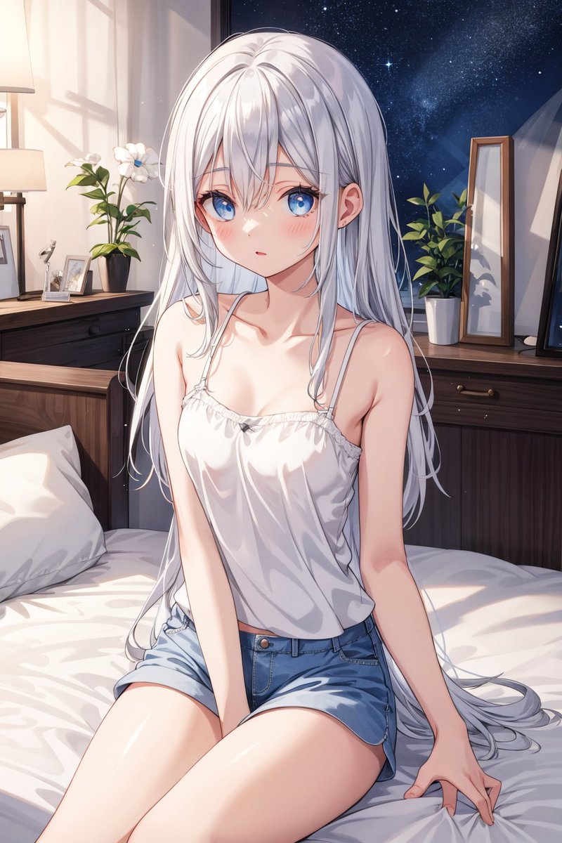 AdvanceNext1878's tweet image. ロングのキャラは、髪が長すぎるんだけど、何でこーなるの?
プロンプト見直しても、モデル変えても、お尻より長くなる
#AIイラスト︎ #ジト目同盟