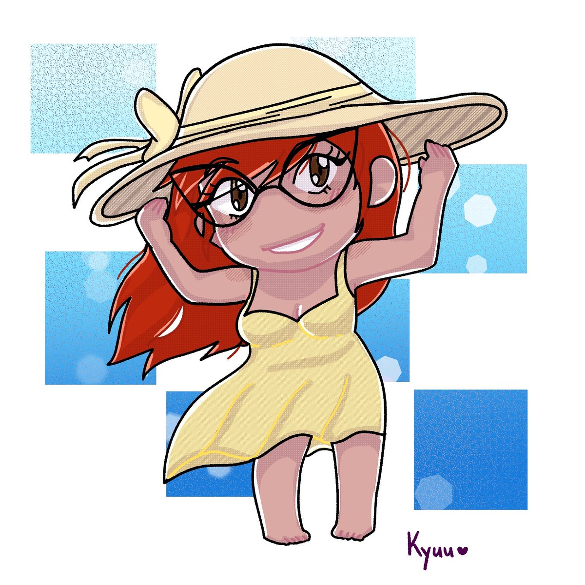 KatzuKyuu's tweet photo. Commission done ♡ 
#chibi #comissionsopen https://t.co/ew85r97nq2