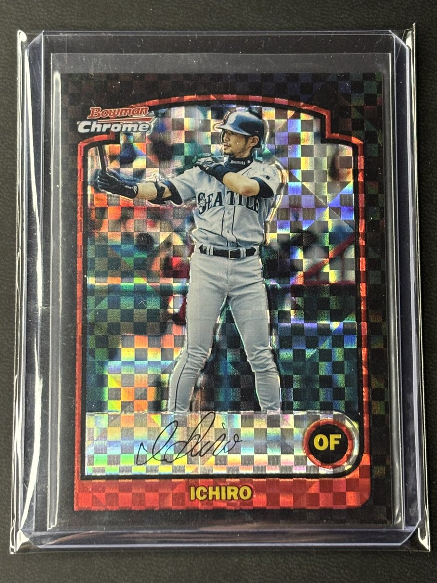 HOF Induction Day! 

PC Post #7

2003 Bowman Chrome XFractor 

Love this one