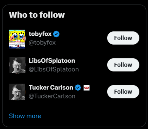 RandomG74790643's tweet image. idk what it is with this site man all i'm here for is splatoon and megaman and the recoomend me this shit
(no shade to toby tho)