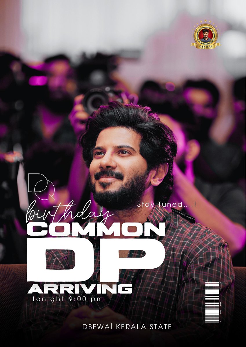 DSFWAI_MLP_D's tweet photo. Get ready, Dulquer fans! it's time to celebrate. Join us as we reveal the CDP for @dulQuer's birthday Today at 9:00 PM IST.

Stay tuned and let's celebrate together!🔥

#DulquerSalmaan @DQsWayfarerFilm https://t.co/lS1ULzky2n