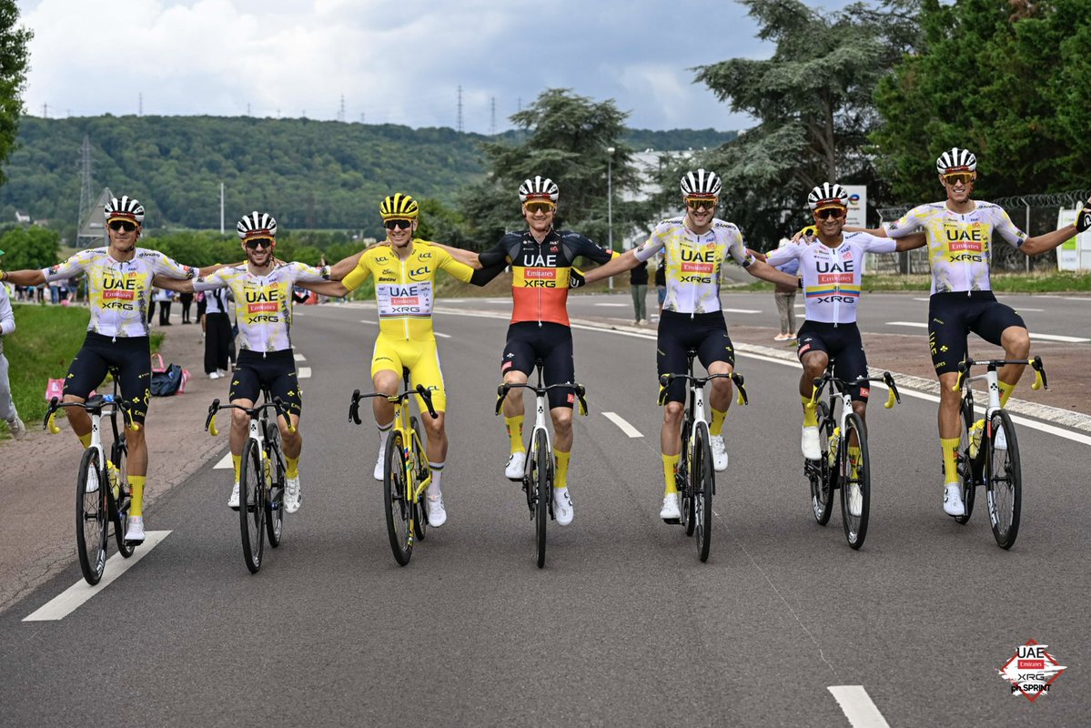 @UAE-TeamEmirates (@teamemiratesuae) on Twitter photo Winners 💛 #TDF2025
Missing our fighter <a href="/JooAlmeida98/">João Almeida</a> – this one’s also for you🔥.
#WeAreUAE Winners 💛 #TDF2025
Missing our fighter <a href="/JooAlmeida98/">João Almeida</a> – this one’s also for you🔥.
#WeAreUAE