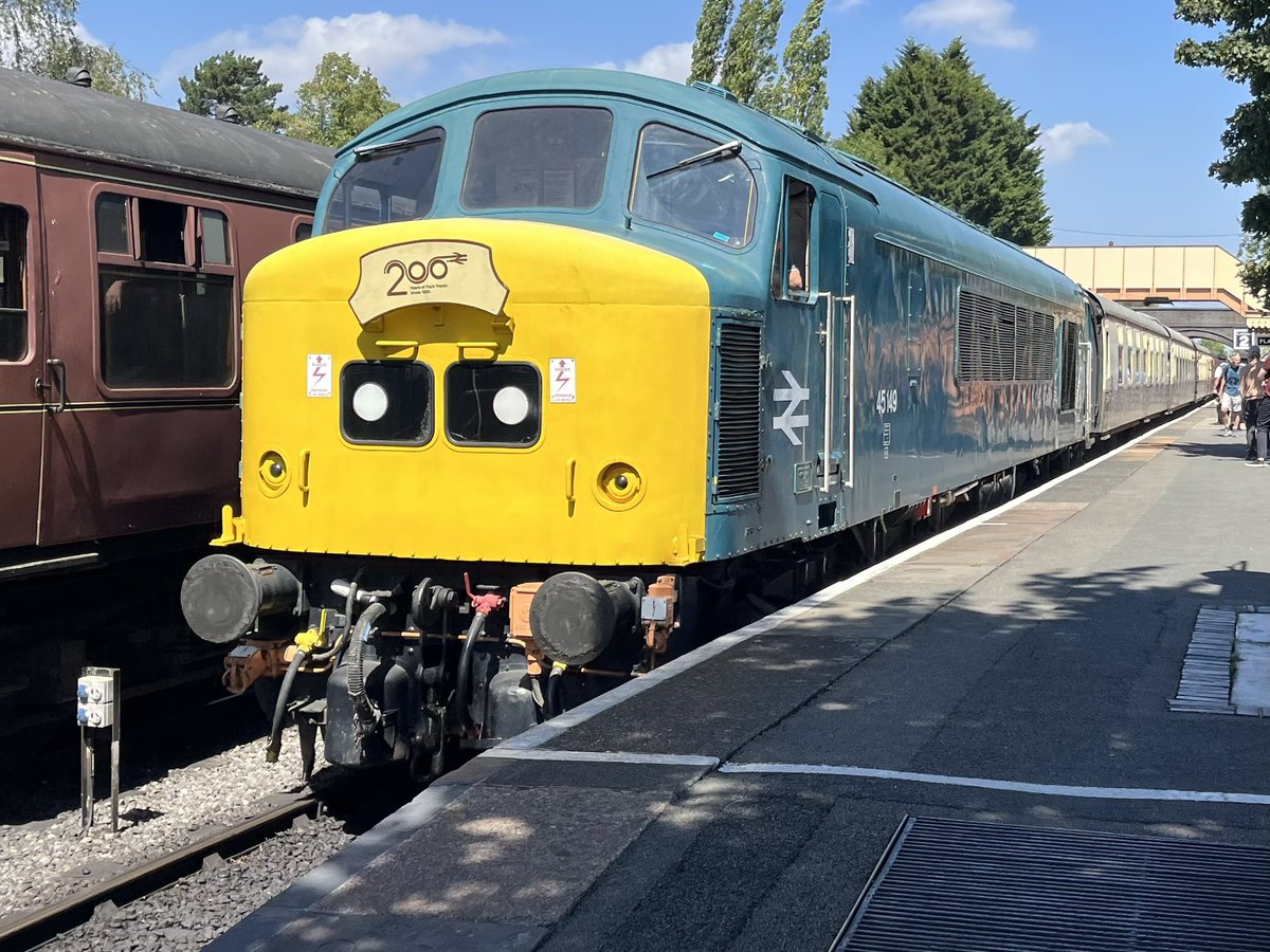 Always nice to get a peak. 45149 at <a href="/GWSR/">Gloucestershire Warwickshire Railway</a> on Friday.