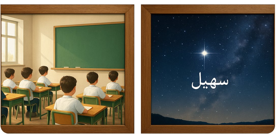 ALMISNID's tweet image. 🏫عودة الطلاب إلى مقاعدهم الدراسية
⭐️توافق: عودة نجم وموسم #سهيل في مقعده في القبة الفلكية.
24 أغسطس 2025
01 ربيع الأول 1447

فأهلاً بسهيل .. وأهلاً بطلبة العلم 🌟