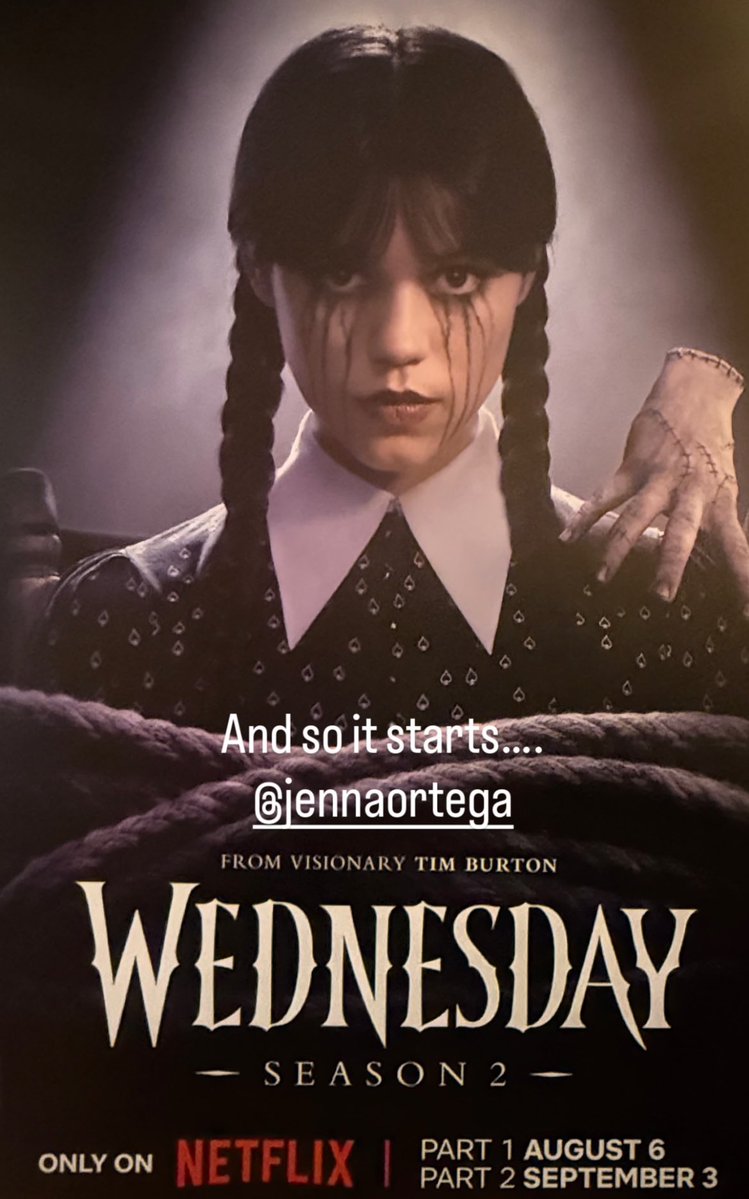 astridsinclair_'s tweet image. WEDNESDAY SEASON 2 PROMO OFFICIALLY STARTED