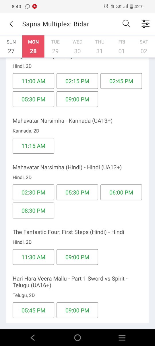 Rashtrakuta (@rashtrakuta755) on Twitter photo Movie team planning to release movie in overseas but they forget that bidar bijapur and Kolar is part of karnataka a trending kannada movie not released their 🚶
No perfoming Telagu movies getting shows but kannada movie 🙆
<a href="/RajbShettyOMK/">Raj B Shetty</a> sir please do release
#SuFromSo Movie team planning to release movie in overseas but they forget that bidar bijapur and Kolar is part of karnataka a trending kannada movie not released their 🚶
No perfoming Telagu movies getting shows but kannada movie 🙆
<a href="/RajbShettyOMK/">Raj B Shetty</a> sir please do release
#SuFromSo