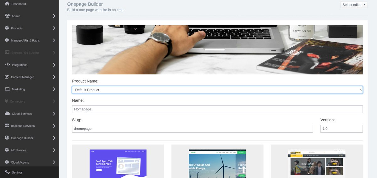 Build landing pages in less than 5 minutes with SAPI's one-page builder! simple-api.app #reactnative #mobile #ios #android #flutter #samsung #api #sapi #web #landingpage #onepage