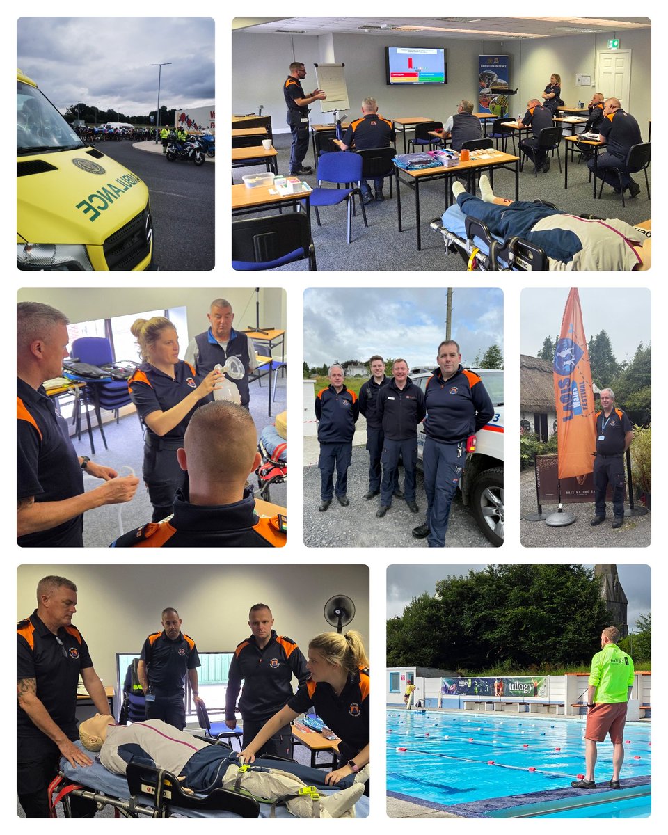 Laois Civil Defence (@laoiscivildefen) on Twitter photo It has been a busy weekend for our volunteers who have been providing medical cover for several events including the Trilogy Aquathon, the PATH charity cycle and the Laois Walks Festival.
Several volunteers are also undertaking their EFR refresher training.
<a href="/CivilDefenceIRL/">Civil Defence IRL</a> It has been a busy weekend for our volunteers who have been providing medical cover for several events including the Trilogy Aquathon, the PATH charity cycle and the Laois Walks Festival.
Several volunteers are also undertaking their EFR refresher training.
<a href="/CivilDefenceIRL/">Civil Defence IRL</a>