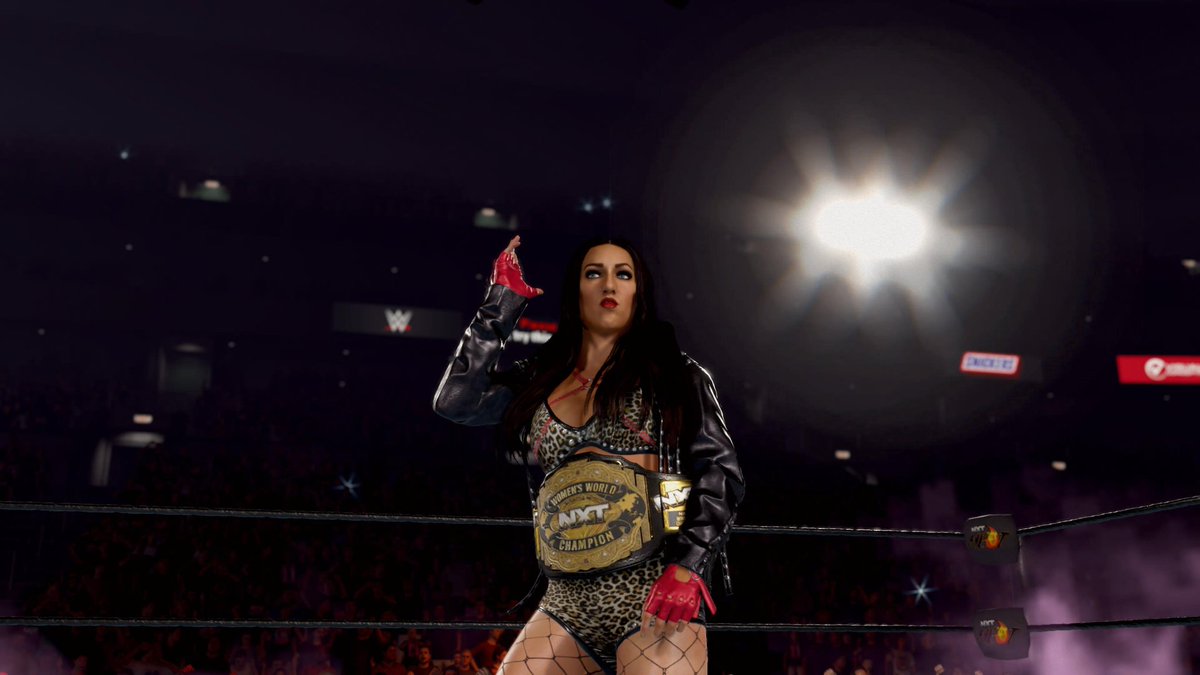 JRebellious2018's tweet image. Custom NXT Women&apos;s World Championship up on CC hashtag JRebellious2K. #WWE2K25 @WWEgames @TPWSpodcast @Cameron_CWE @dannydegante1 @DrGorillaNuts @ForeignFeral @GuardLion1 @KingEmpire345 @Kapcaws