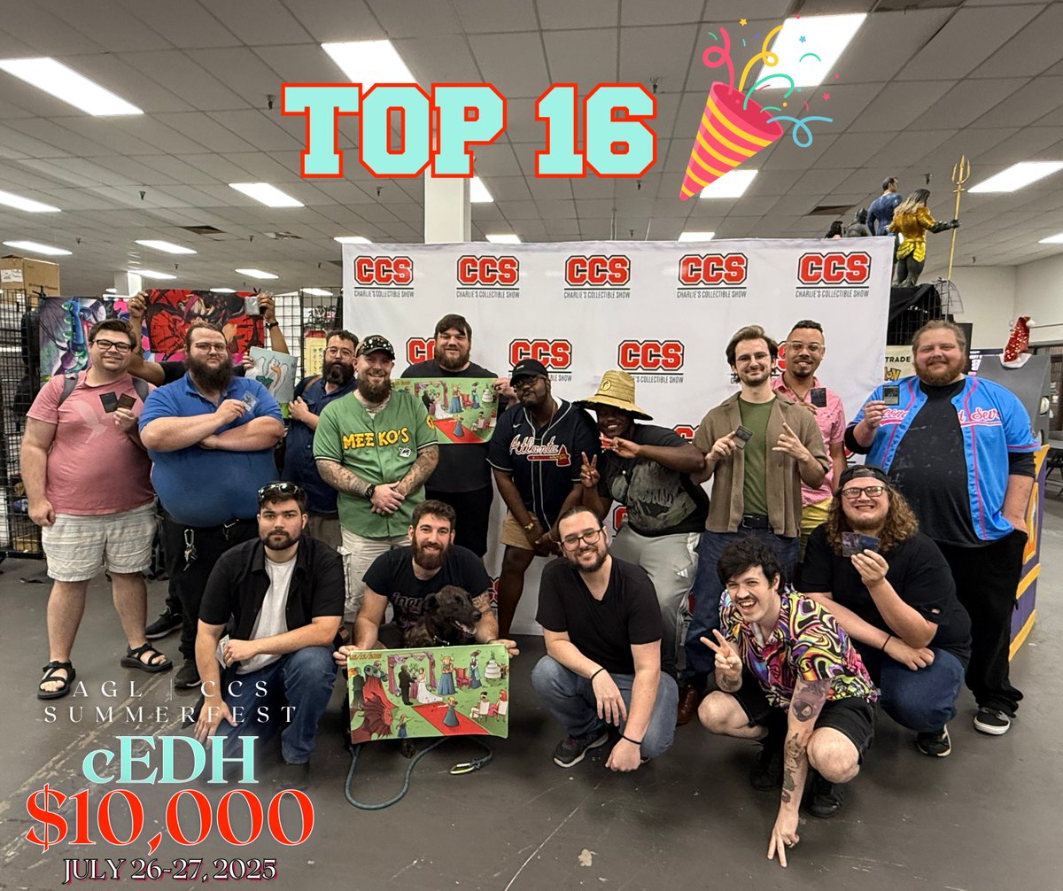 CCS_Atlanta's tweet image. cEDH Weekend Day 2 just got started!! Huge congrats to our Top 16 at the @AppalachiaGames SummerFest this weekend — can't wait to see which deck claims the crown!
Plus, there will be on-demand side events all day long! Come hang out with fellow cEDH fam at CCS here!
#CEDH…