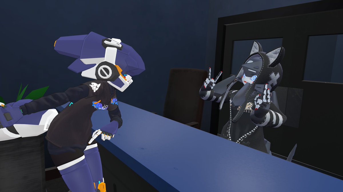 sakufull_vrc's tweet image. アフターのbisherさん即落ち2コマ
#キ写会