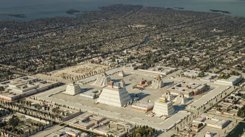 EVerastegui's tweet image. Esto era Tenochtitlán, no México. Mil planas.