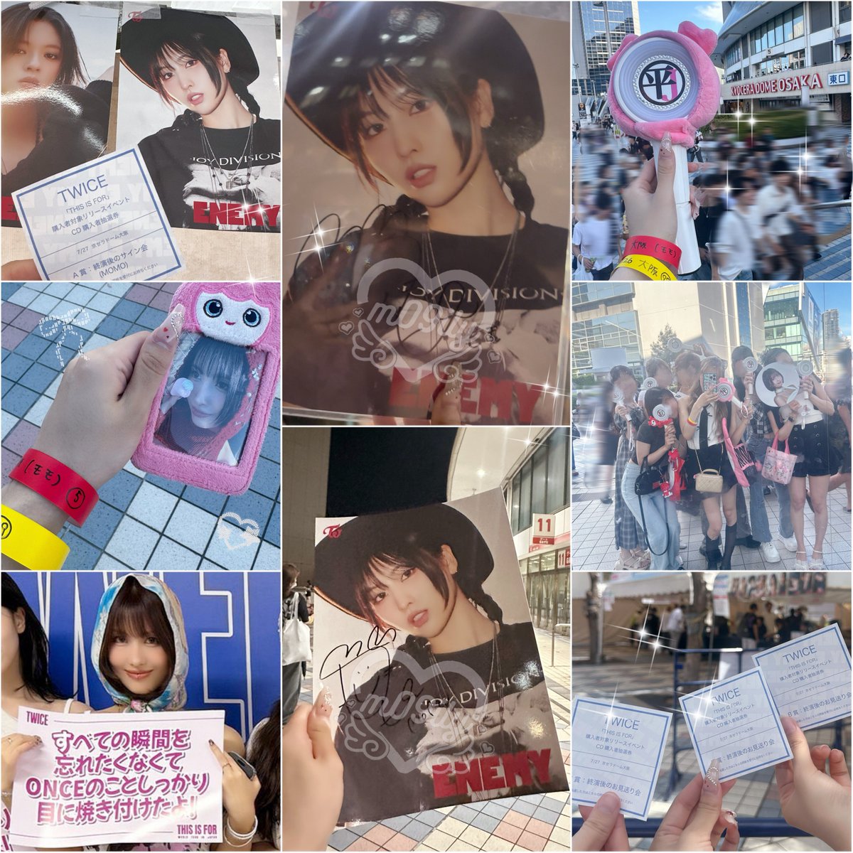 m09ily's tweet photo. 250726.27 京セラドーム🏟️

2日連続モモちゃんサイン会＆お見送り会✍🏻🩷
モモちゃん！だあいすき😭！
各メンバー5人やから2日目は諦めてたけど無事
沢山お話出来たㅜ.ㅜ🩷🫶🏻
もちろんステージで見せてくれる
可愛くてかっこいい姿も大好きだよー！！😭🩷

#TWICE_THISISFOR_WORLD_TOUR 
 #twice #momo https://t.co/drQFIZeyEv