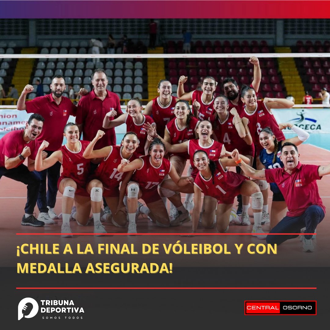 ¡#CHILE A LA FINAL DE #VÓLEIBOL Y CON MEDALLA ASEGURADA!
centralosorno.cl/chile-a-la-fin…