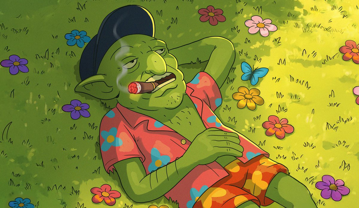 gawblenz's tweet image. GM 🌞 Sometimes you gotta stop grinding and just lay in the sewer grass…
Look around. Breathe in.
Appreciate the gawblenz.
Comment “Gawblen Deez" if you agree👇