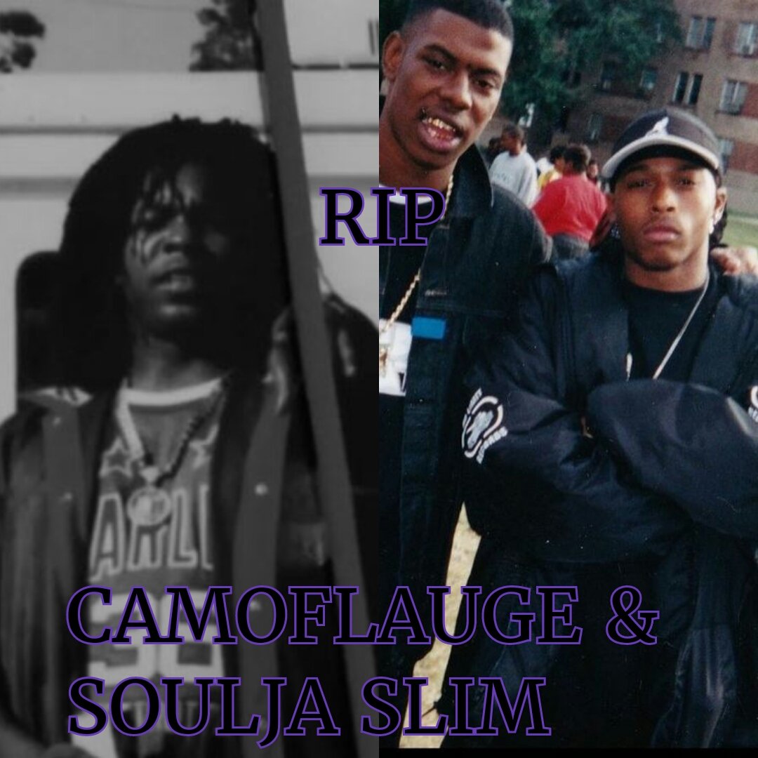 StarlitoGH's tweet photo. @DjCrystalClear0 @MasterPMiller @LilTunechi @BIRDMAN5STAR @LilSouljaSlim3 @RIPFlauge @RIPSOULJASLIM3 R.I.P. CAMOFLAUGE &amp; SOULJA SLIM https://t.co/cjVTW03xtJ