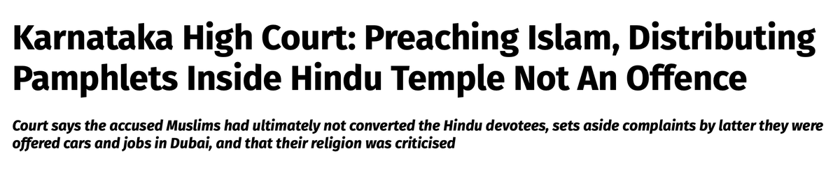 If a Hindu chanting the Gayatri Mantra were to barge inside a mosque and accost worshippers with Hanuman chalisa booklets while extolling the virtues of idol-worship and Brahman being the ultimate truth, there'd be a civil war in this country.