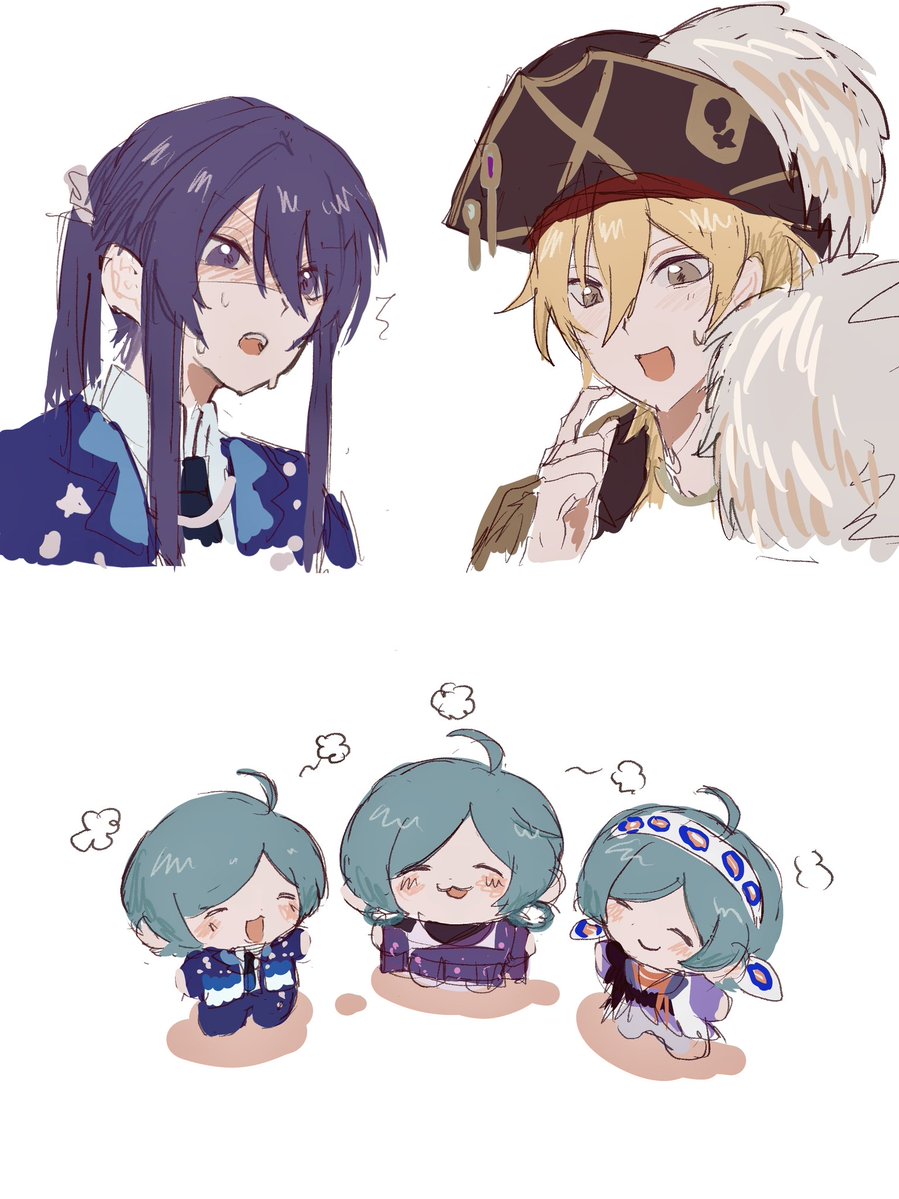 Tuii002's tweet image. 三等分の部長
