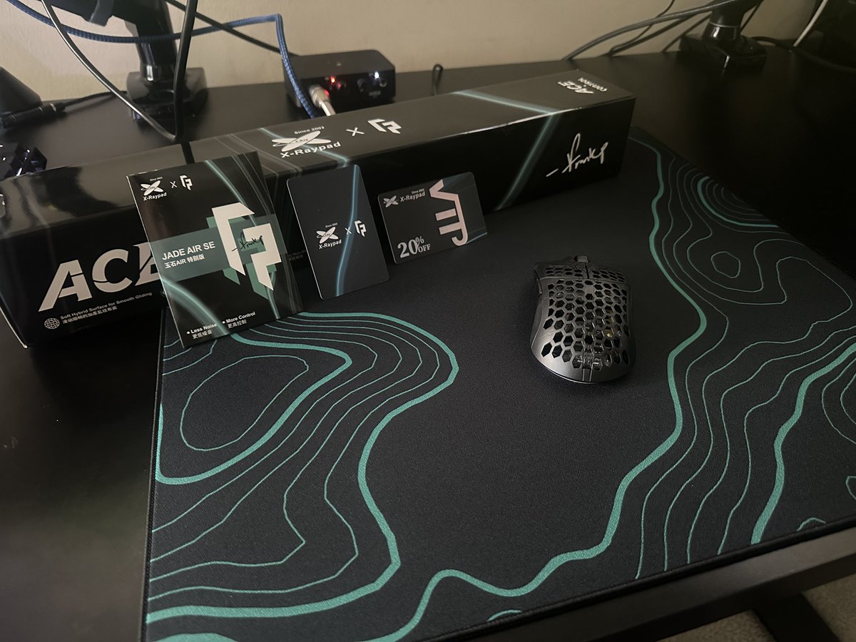r2pair's tweet image. Thank you @XraypadOfficial for sending out the new @randomfrankp collab! The pad feels amazing so far!