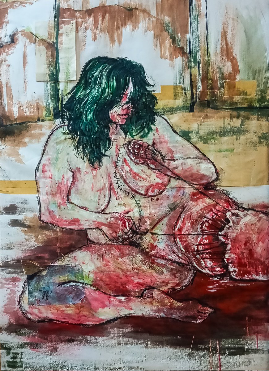 Vickycdias's tweet photo. Depois da queda

Original - colagem de papel como suporte, tinta acrílica e giz pastel oleoso.
.
.
.
.
Pra quem curte arte, nsfw, nudez, gore. https://t.co/2FGMo3WHiS