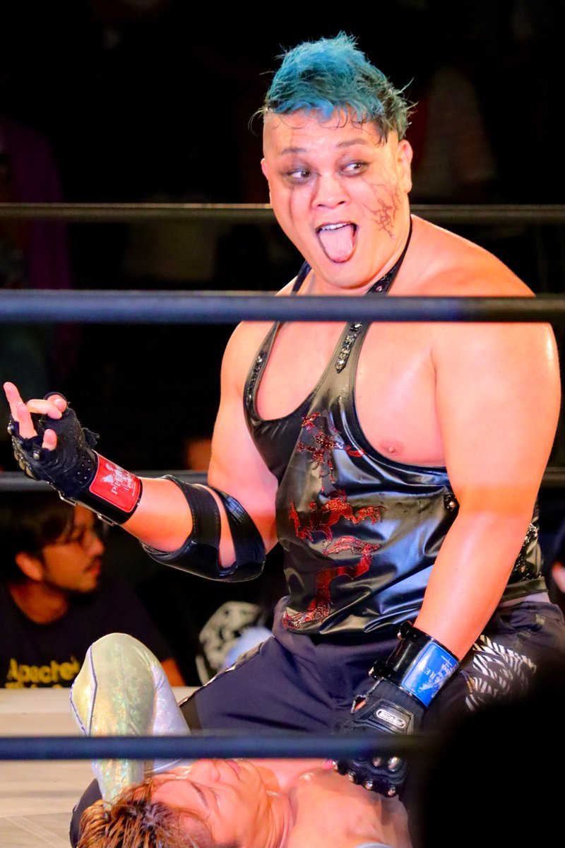 Nobutake33's tweet image. 2025.7.24 新宿FACE
メインで勝利した
河上"シャーマン"隆一(正論)選手⛓🪬
#GLEAT
#反GLEMONSTERS
#河上シャーマン隆一
#反属