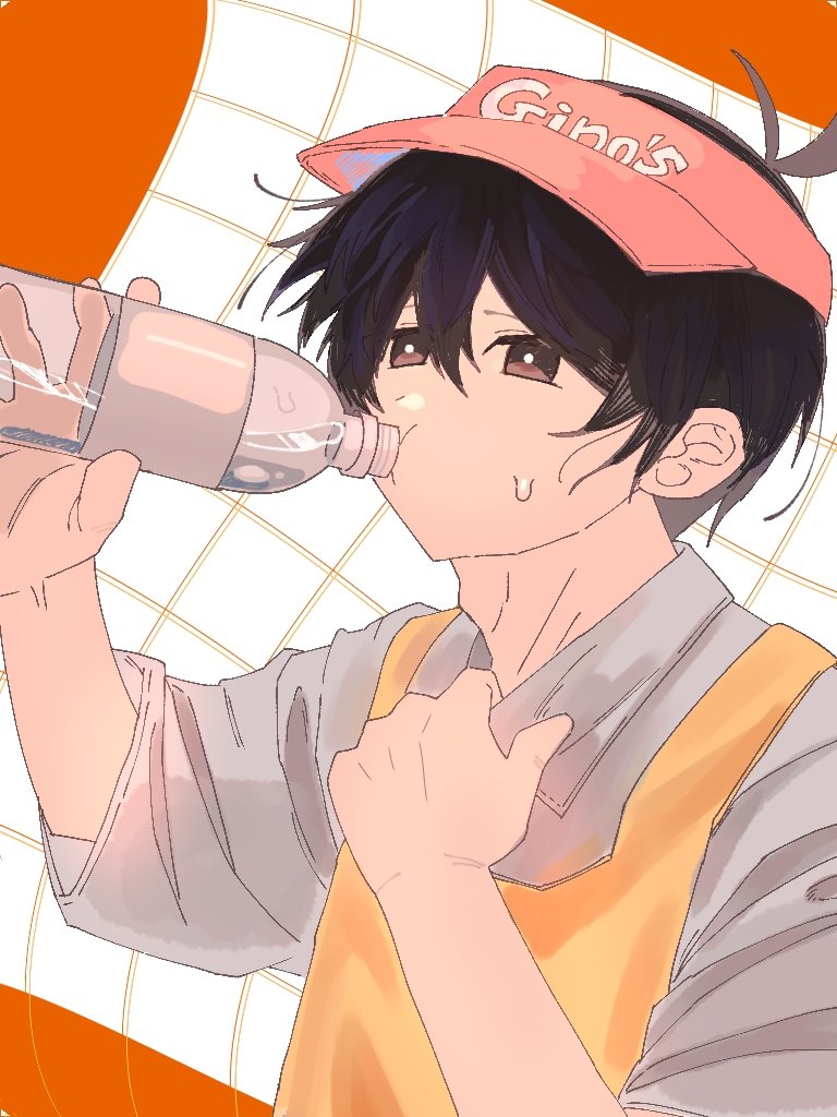 wha6tu's tweet image. 🥤☀🍕　#OMORIFANART #OMORI #OMORISUNNY