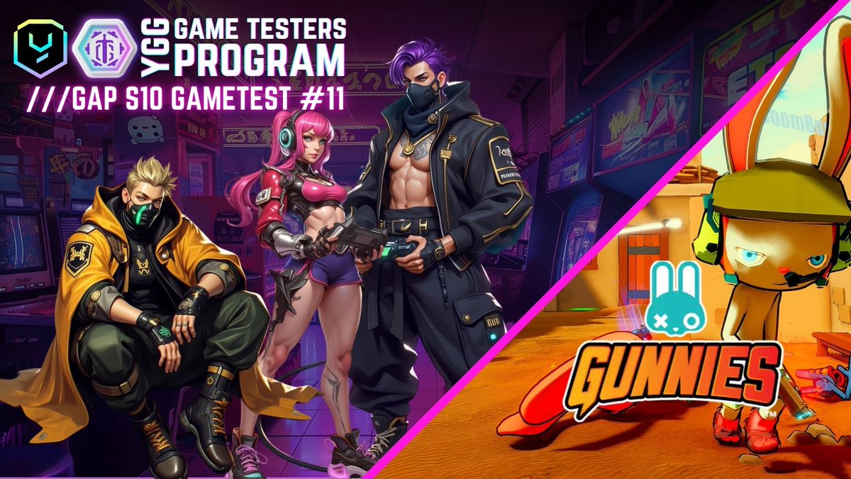 Unlock Mayhem &amp; dominate the BOOM here in our GameTest #11 for this season: <a href="/GunniesXP/">Gunnies</a> 🥕

GTs, share with us your weapon of choice when it comes to unleashing mayhem in Gunnies and why?
Drop your responses below along with your screenshot from Mission 1

#YGGxGunnies