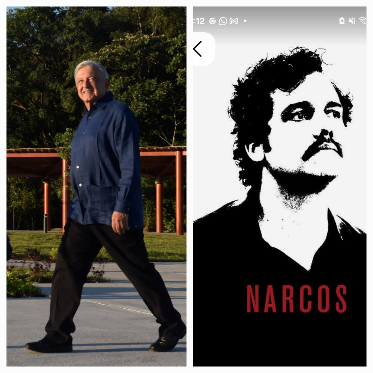 luzelenachavez8's tweet image. Estas son las cifras de muertos de estos dos narcos:
Andrés Manuel López Obrador, 199 mil 619 asesinatos en 6 años.
Pablo Escobar, 4000 asesinatos en 10 años.