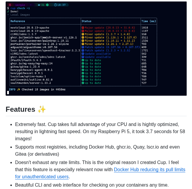 tom_doerr's tweet image. tool for easy Docker container updates