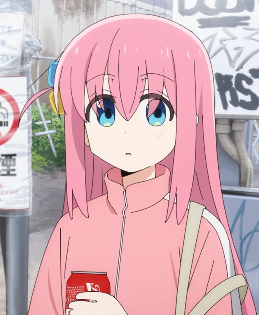 BocchiAnything's tweet image. Ryo and Bocchi attempt robbing a bank. They were not that successfull.