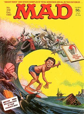 AmraSeldon's tweet image. #Summer #Comics #Covers
Mad Magazine #241
(E.C., Publications, September 1983)
UK Edition #258
(Thorpe & Porter, October 1983)
Australian Edition #513
(Nextmedia Pty Ltd, January 2019)
Cover Art © George Woodbridge