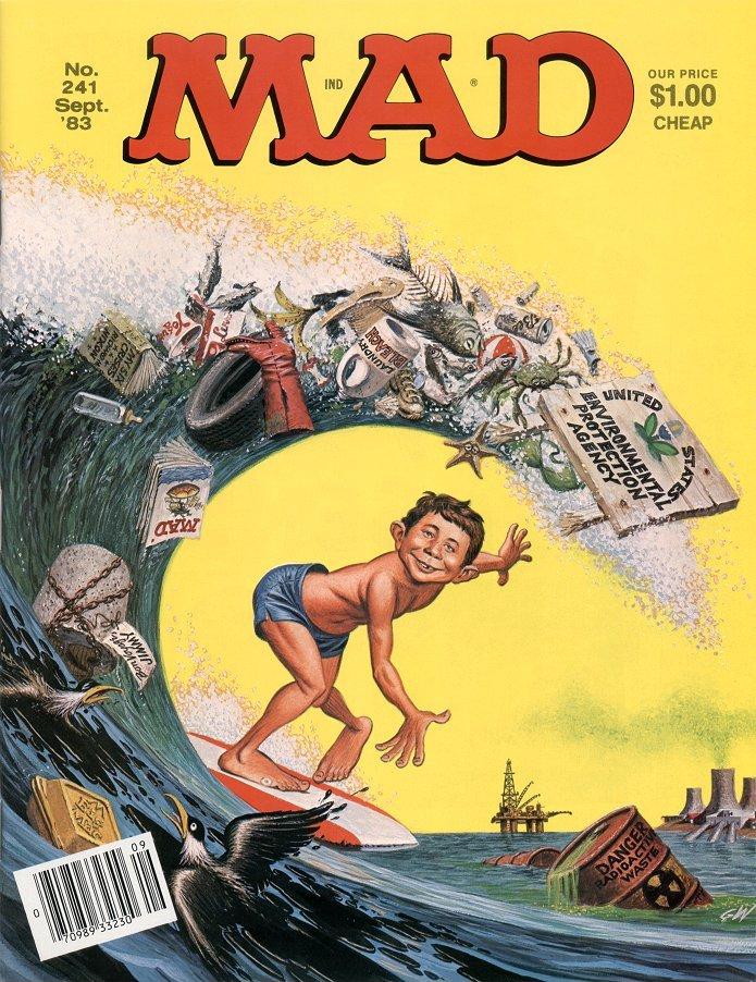AmraSeldon's tweet image. #Summer #Comics #Covers
Mad Magazine #241
(E.C., Publications, September 1983)
UK Edition #258
(Thorpe & Porter, October 1983)
Australian Edition #513
(Nextmedia Pty Ltd, January 2019)
Cover Art © George Woodbridge