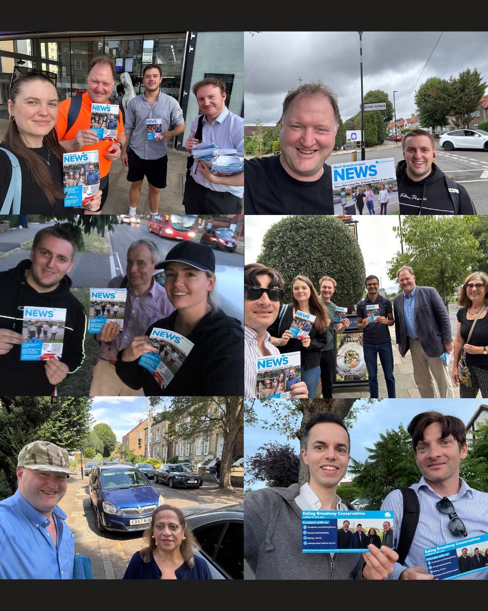 Ealing_Tories's tweet image. Ealing MCA are back!
After a short summer break, we are back with a bumper fortnight of campaigning updates.
We covered Ealing Broadway, Hanger Hill, North Greenford, Northolt Mandeville, and Pitshanger.
As always, if you want to speak to us/raise an issue, please message us!